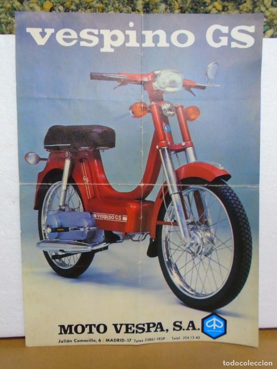 Coches y Motocicletas: VESPINO GS.MOTO VESPA,S.A.PUBLICIDAD 1976. FOLIO.