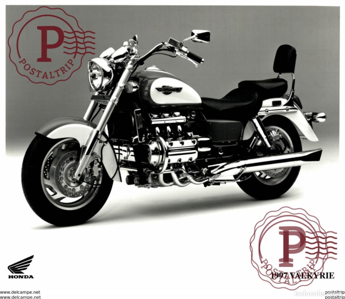 Voitures et Motocyclettes: Honda 1997 Valkyre +-26cm x 20cm Moto MOTOCROSS MOTORCYCLE Douglas J Jackson archive of motorcycles