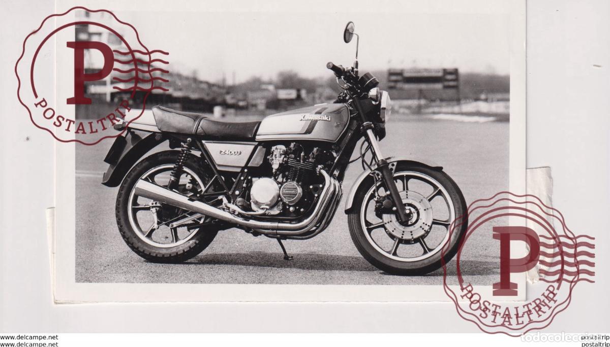 Carros e motociclos: Kawasaki Z400J +-16cm x 10cm Moto MOTOCROSS MOTORCYCLE Douglas J Jackson archive of motorcycles