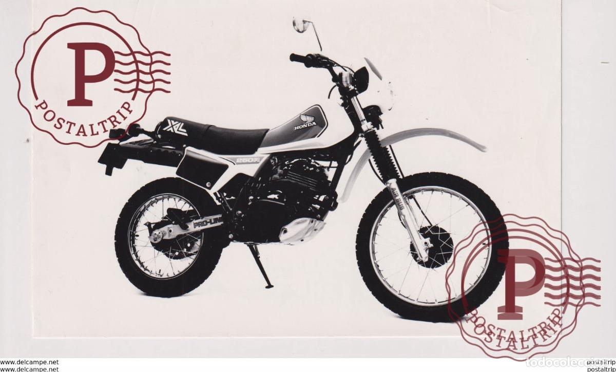 Coches y Motocicletas: Honda XL 250R+-18cm x 12cm Moto MOTOCROSS MOTORCYCLE Douglas J Jackson archive of motorcycles