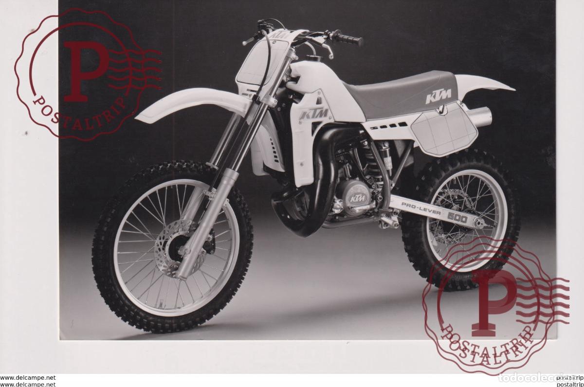 Carros e motociclos: KTM 500 MX +-18cm x 12cm Moto MOTOCROSS MOTORCYCLE Douglas J Jackson archive of motorcycles