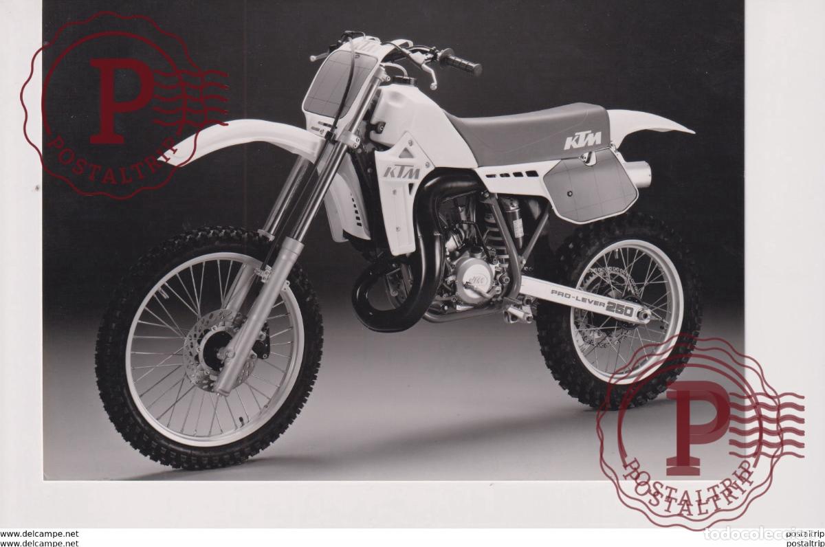 Carros e motociclos: KTM 250 MX +-18cm x 12cm Moto MOTOCROSS MOTORCYCLE Douglas J Jackson archive of motorcycles