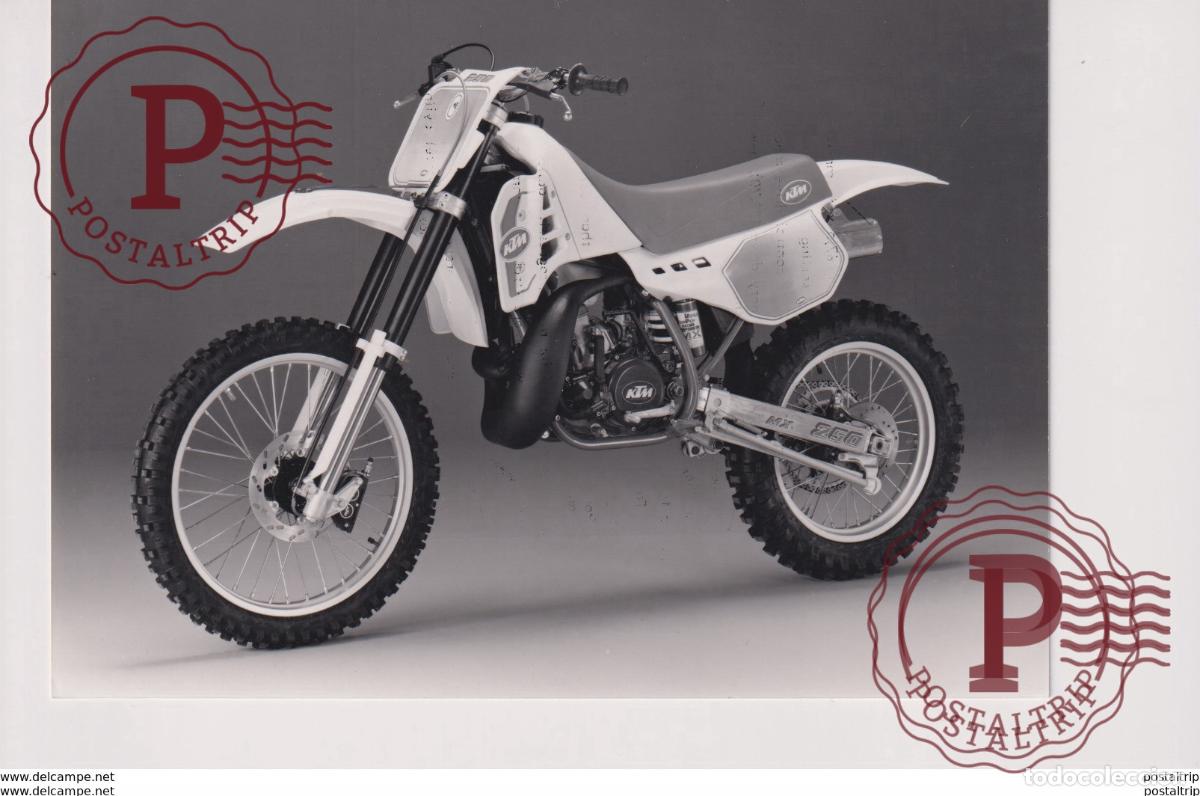 Carros e motociclos: KTM 250vc MX +-18cm x 12cm Moto MOTOCROSS MOTORCYCLE Douglas J Jackson archive of motorcycles