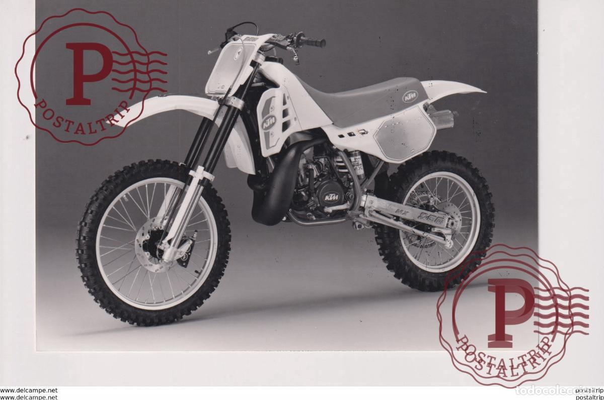 Carros e motociclos: KTM 250vc MX +-18cm x 12cm Moto MOTOCROSS MOTORCYCLE Douglas J Jackson archive of motorcycles