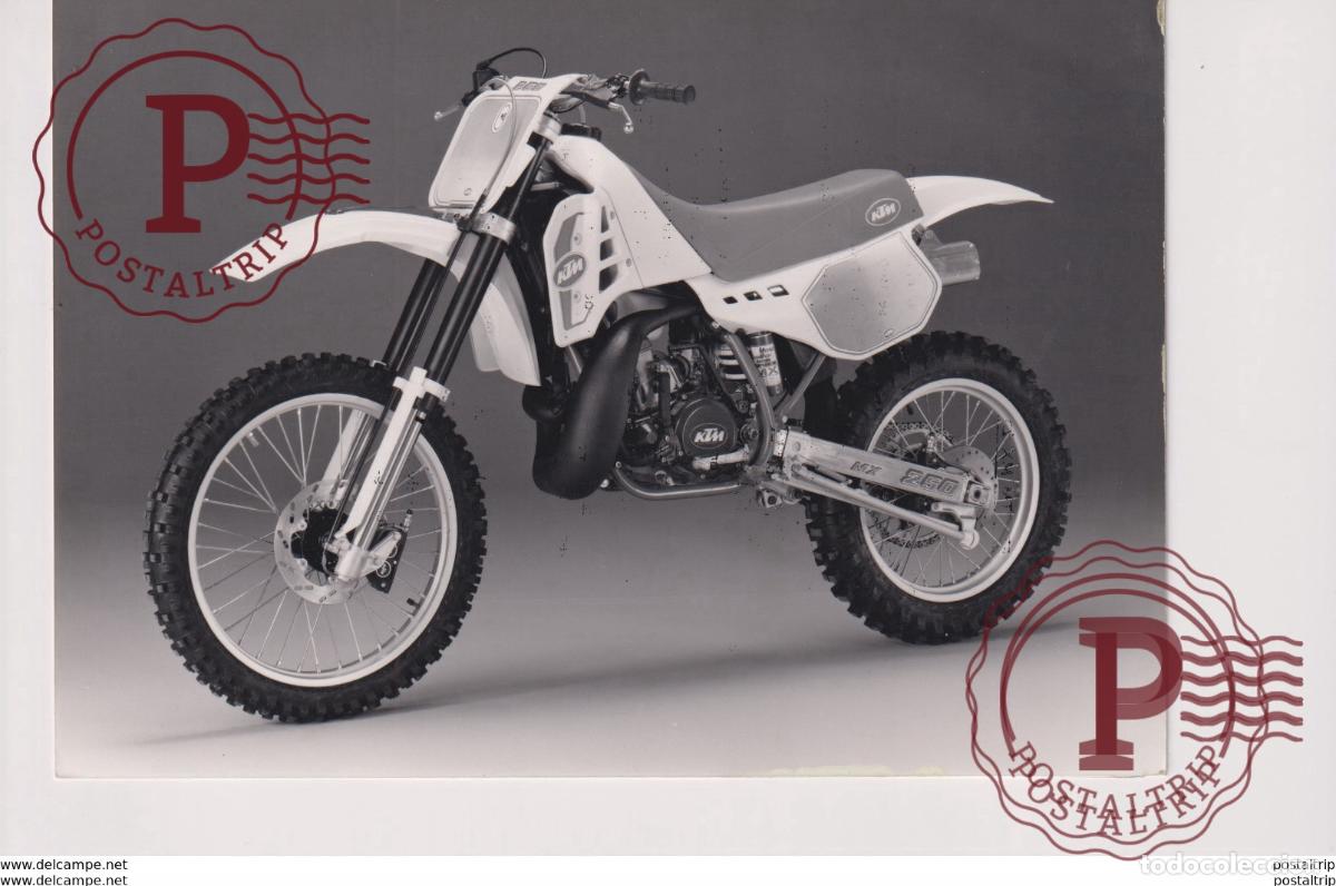 Carros e motociclos: KTM 250vc MX +-18cm x 12cm Moto MOTOCROSS MOTORCYCLE Douglas J Jackson archive of motorcycles