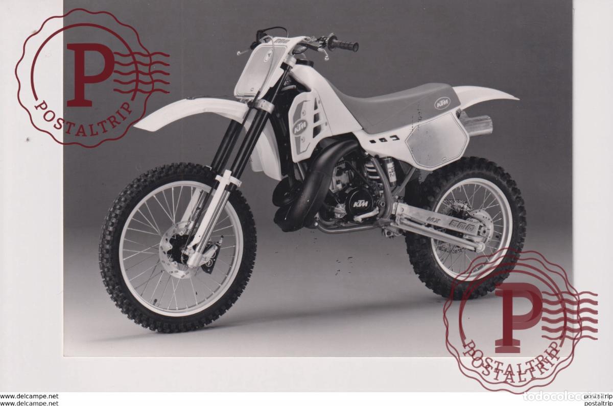 Carros e motociclos: KTM MX 500 +-18cm x 13cm Moto MOTOCROSS MOTORCYCLE Douglas J Jackson archive of motorcycles