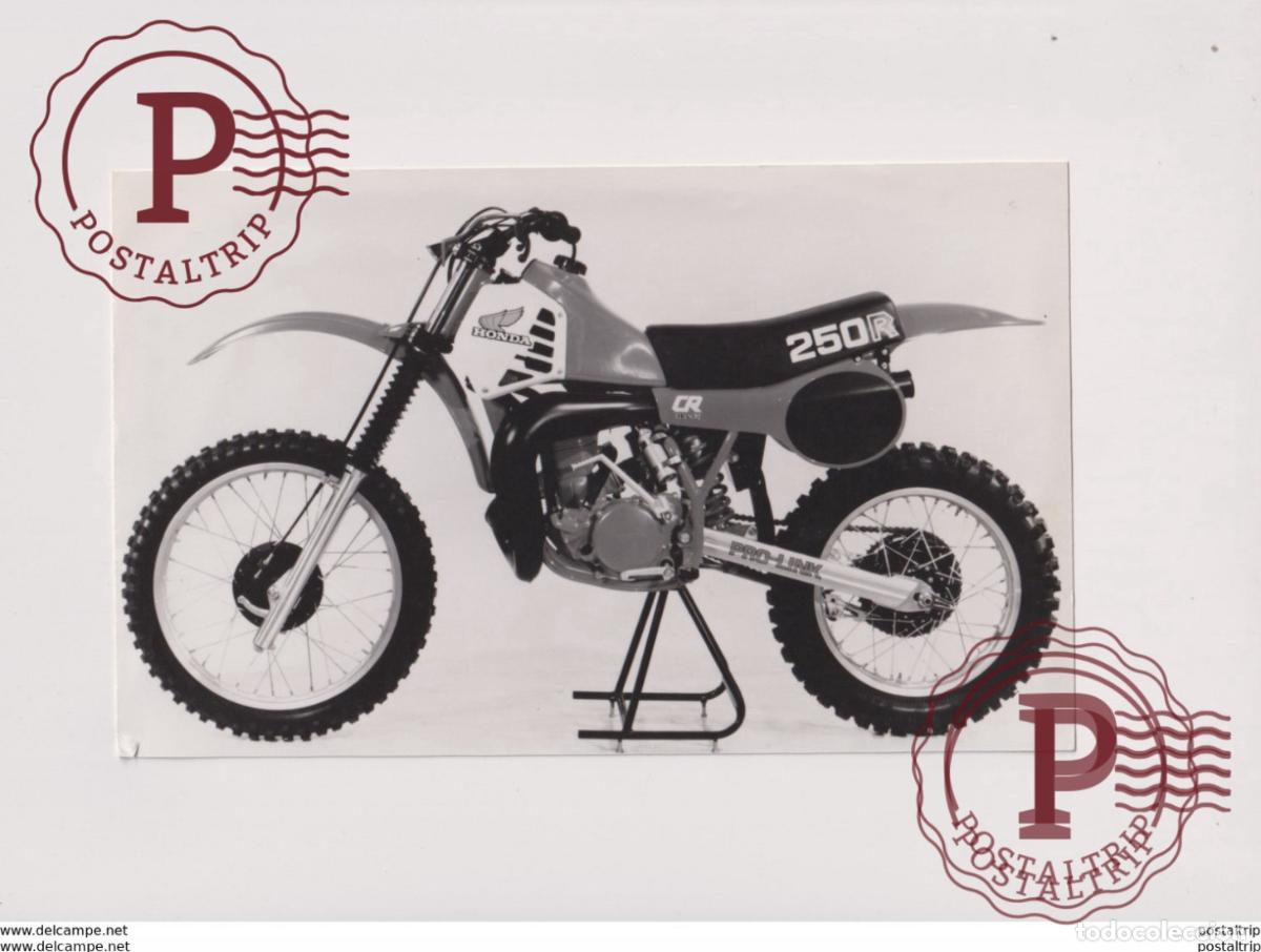Coches y Motocicletas: Honda 250R +-22cm x 13cm Moto MOTOCROSS MOTORCYCLE Douglas J Jackson archive of motorcycles