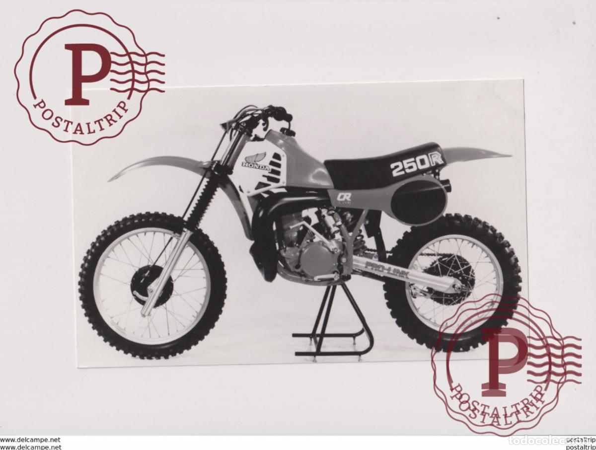 Coches y Motocicletas: Honda 250R +-22cm x 13cm Moto MOTOCROSS MOTORCYCLE Douglas J Jackson archive of motorcycles