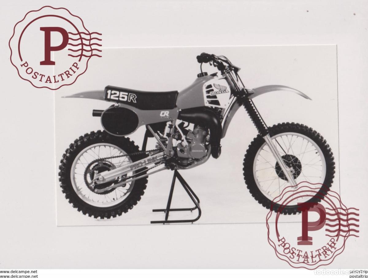 Coches y Motocicletas: Honda 125R +-22cm x 13cm Moto MOTOCROSS MOTORCYCLE Douglas J Jackson archive of motorcycles