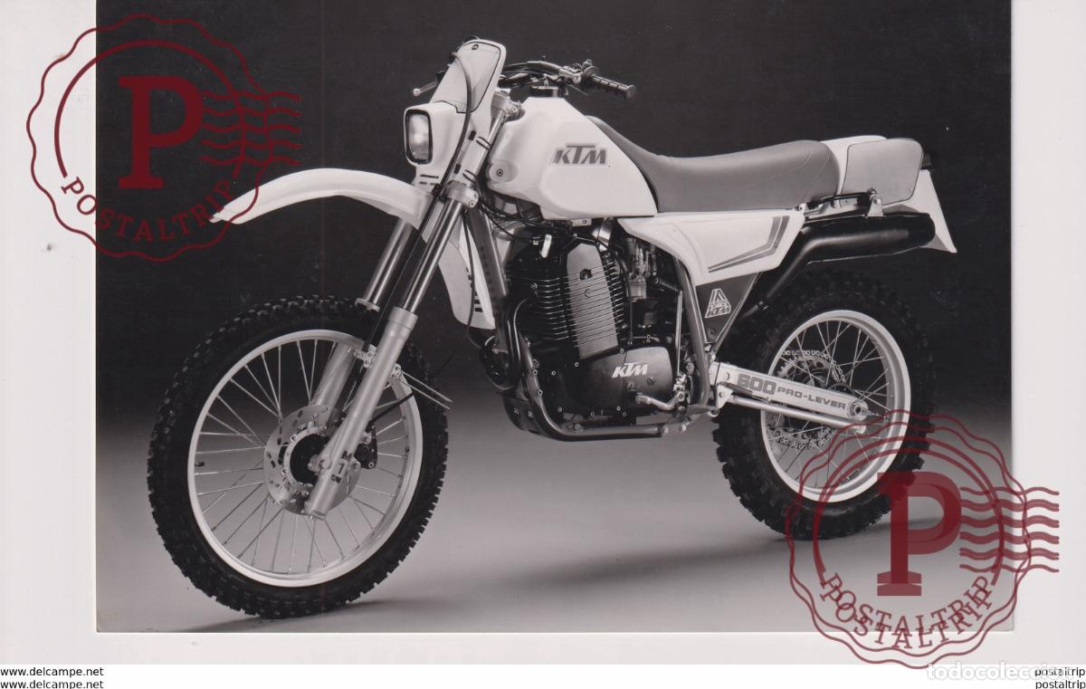 Voitures et Motocyclettes: KTM 600GS +-17cm x 12cm Moto MOTOCROSS MOTORCYCLE Douglas J Jackson archive of motorcycles