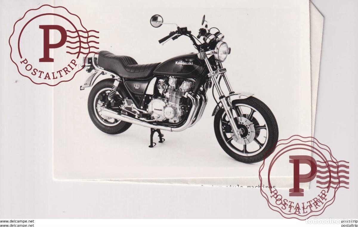 Autos und Motorr&auml;der: Kawasaki LTD1000 +-15cm x 10cm Moto MOTOCROSS MOTORCYCLE Douglas J Jackson archive of motorcycles