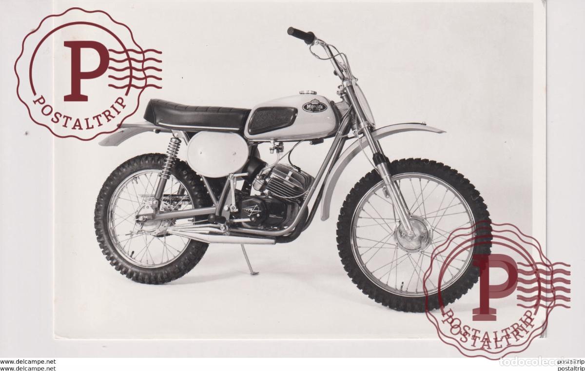 Autos und Motorr&auml;der: Monark50 +-18cm x 10cm Moto MOTOCROSS MOTORCYCLE Douglas J Jackson archive of motorcycles