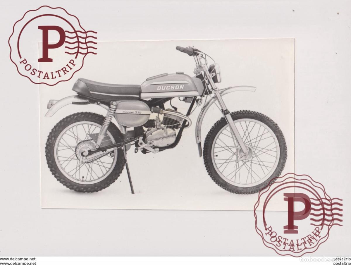 Coches y Motocicletas: Ducson Especial S.20 +-21cm x 13cm Moto MOTOCROSS MOTORCYCLE Douglas J Jackson archive of motorcycl