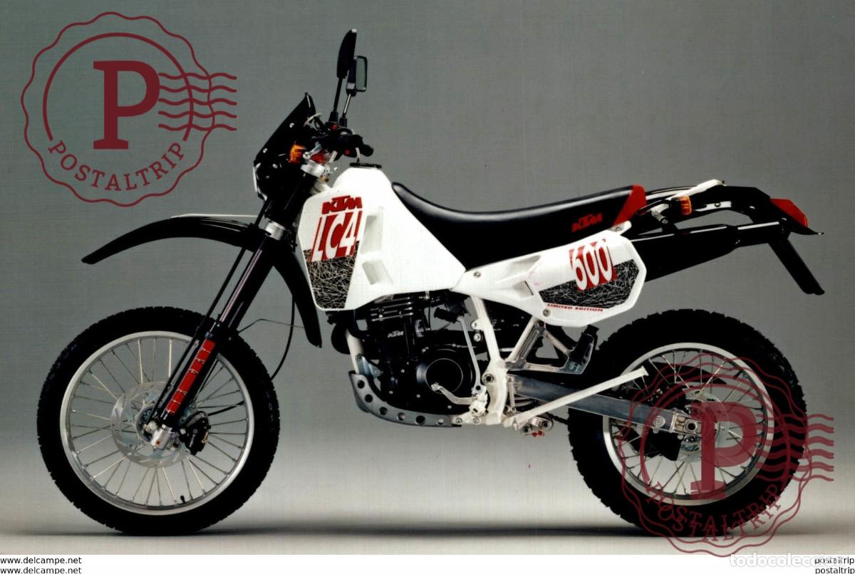 Coches y Motocicletas: KTM LC4 600 +-17cm x 11cm Moto MOTOCROSS MOTORCYCLE Douglas J Jackson archive of motorcycles