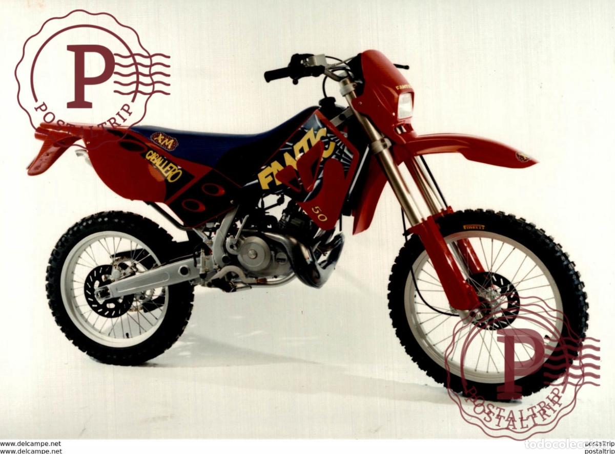 Coches y Motocicletas: Fantic Caballero +-20cm x 14cm Moto MOTOCROSS MOTORCYCLE Douglas J Jackson archive of motorcycles