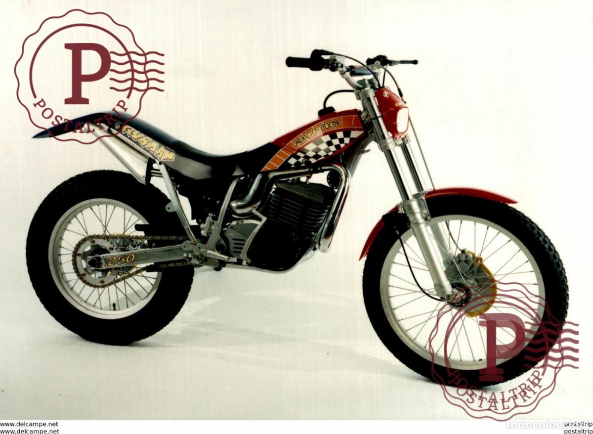 Coches y Motocicletas: Fantic Clubman 250 +-20cm x 14cm Moto MOTOCROSS MOTORCYCLE Douglas J Jackson archive of motorcycles