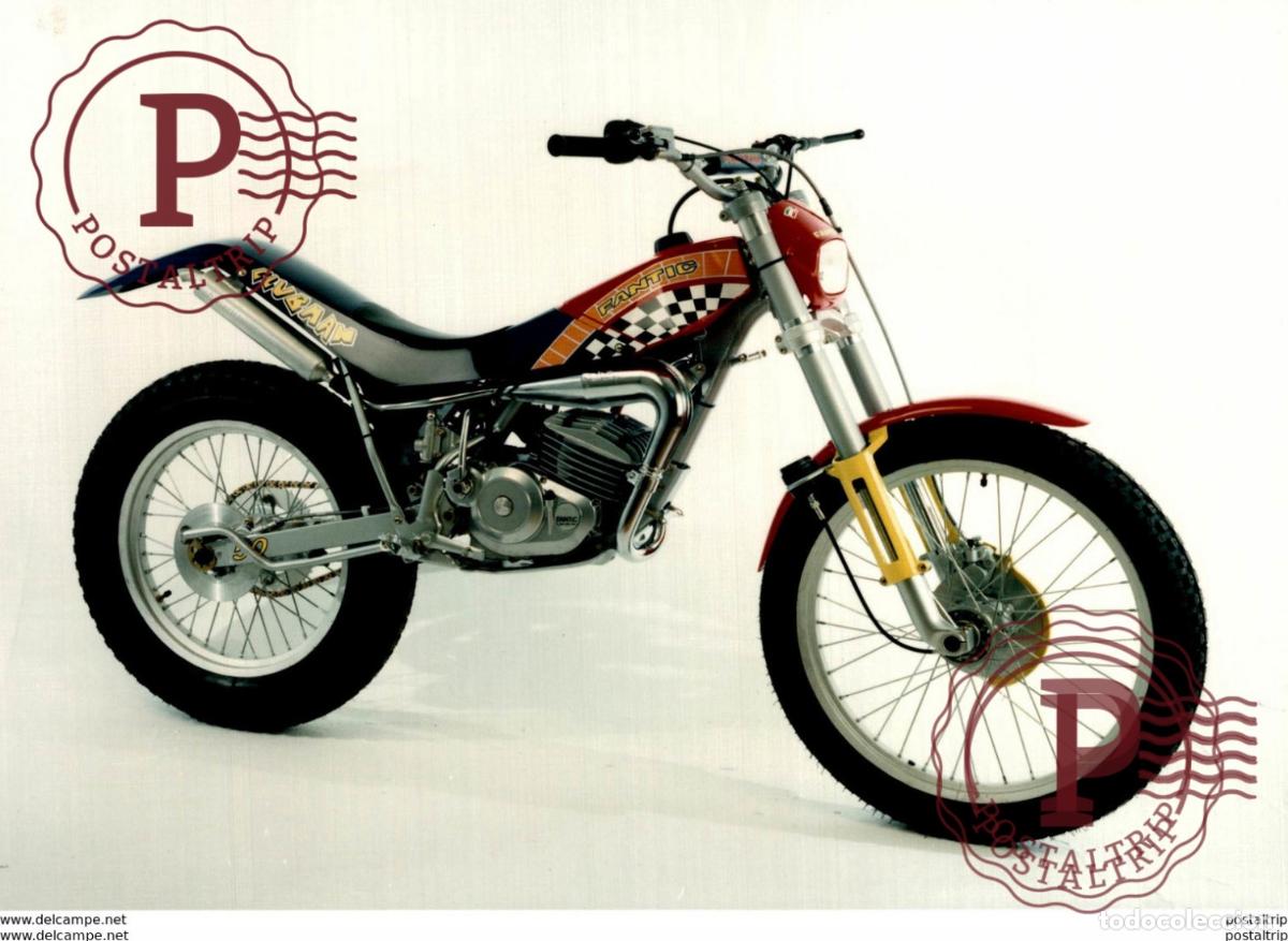 Coches y Motocicletas: Fantic Clubman 50 +-20cm x 14cm Moto MOTOCROSS MOTORCYCLE Douglas J Jackson archive of motorcycles