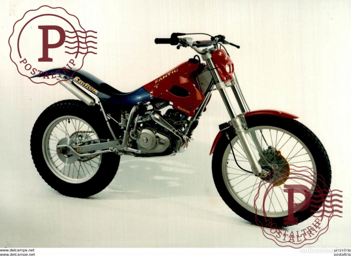 Coches y Motocicletas: Fantic Scotion 50 +-20cm x 14cm Moto MOTOCROSS MOTORCYCLE Douglas J Jackson archive of motorcycles