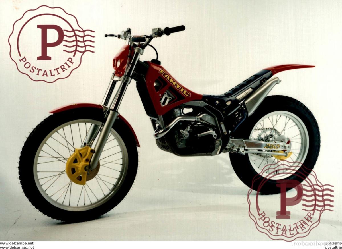 Autos und Motorr&auml;der: Fantic Scotion 250 +-20cm x 14cm Moto MOTOCROSS MOTORCYCLE Douglas J Jackson archive of motorcycles