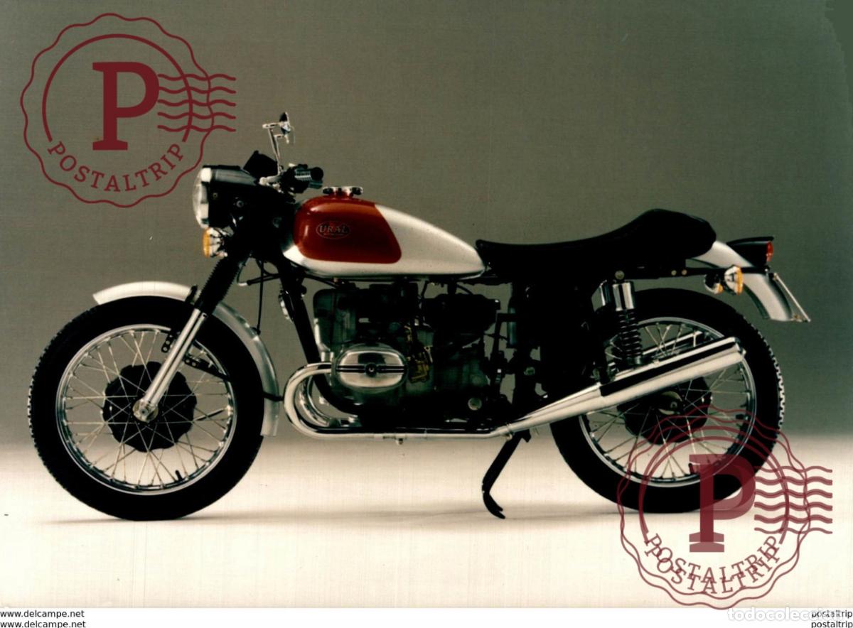 Autos und Motorr&auml;der: Ural 650 +-20cm x 14cm Moto MOTOCROSS MOTORCYCLE Douglas J Jackson archive of motorcycles