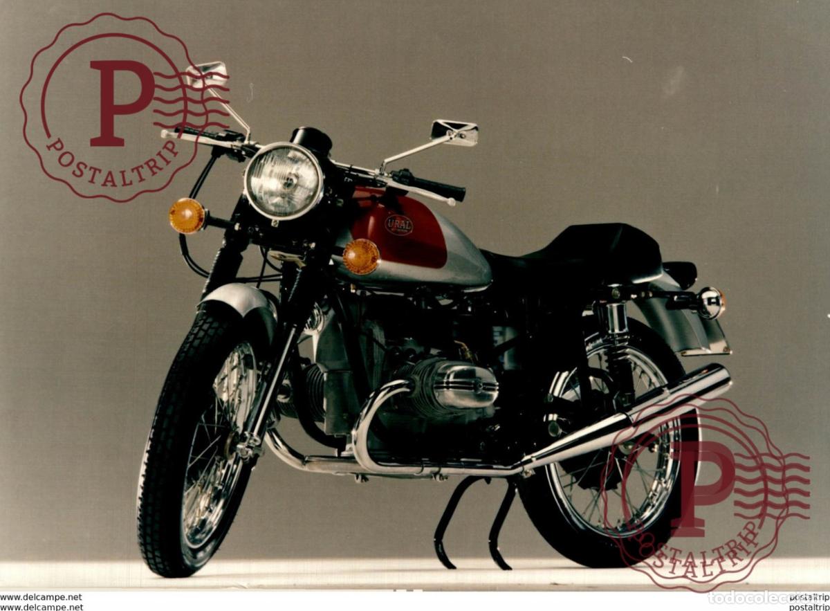 Autos und Motorr&auml;der: Ural +-20cm x 14cm Moto MOTOCROSS MOTORCYCLE Douglas J Jackson archive of motorcycles
