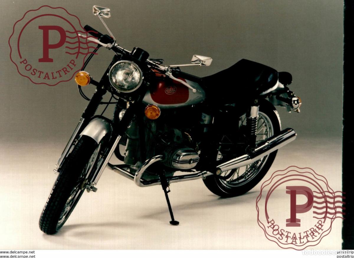 Autos und Motorr&auml;der: Ural +-20cm x 14cm Moto MOTOCROSS MOTORCYCLE Douglas J Jackson archive of motorcycles
