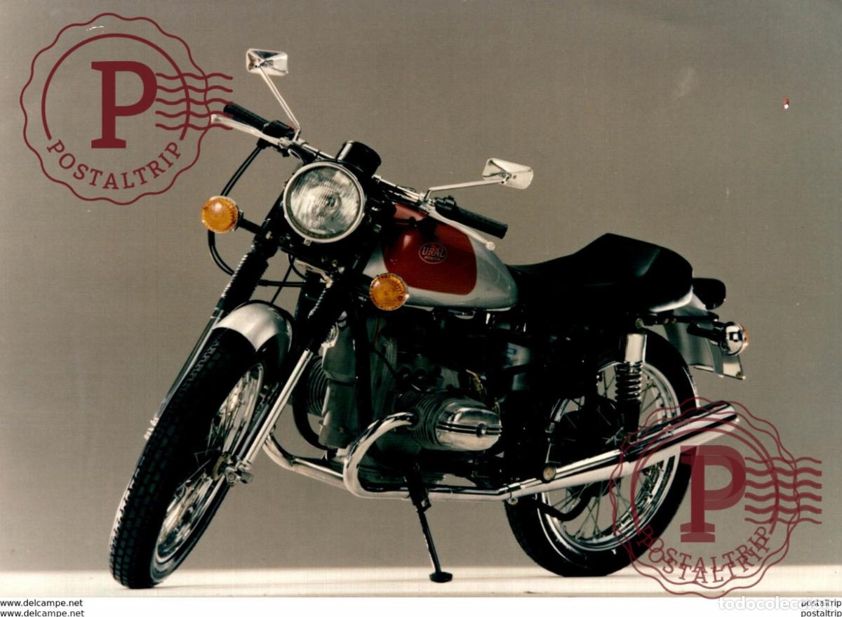 Autos und Motorr&auml;der: Ural +-20cm x 14cm Moto MOTOCROSS MOTORCYCLE Douglas J Jackson archive of motorcycles