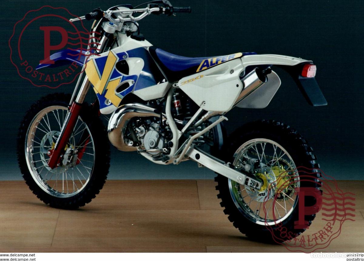 Autos und Motorr&auml;der: Alfer 250 +-20cm x 15cm Moto MOTOCROSS MOTORCYCLE Douglas J Jackson archive of motorcycles