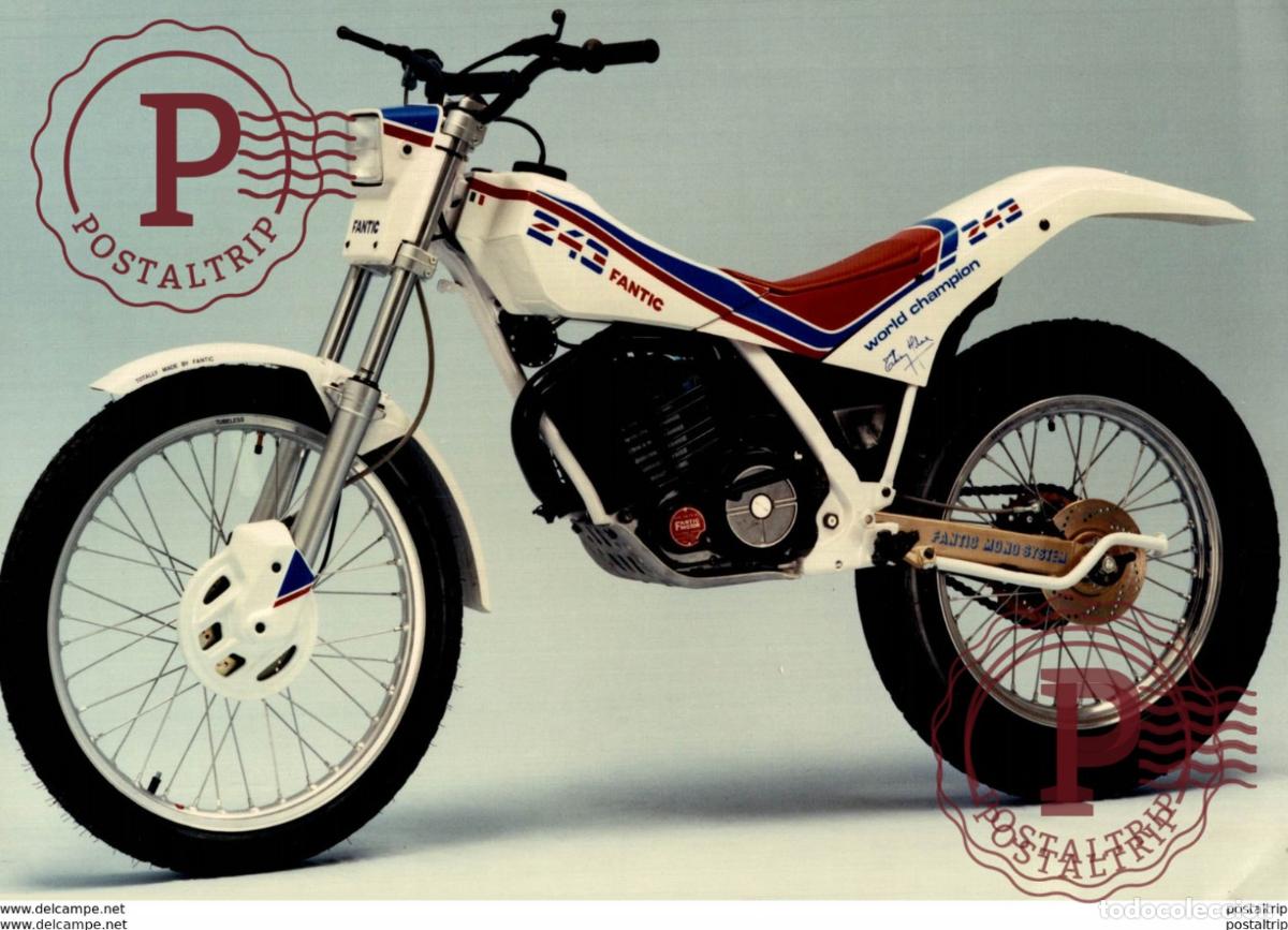 Autos und Motorr&auml;der: Fantic 243 +-21cm x 15cm Moto MOTOCROSS MOTORCYCLE Douglas J Jackson archive of motorcycles