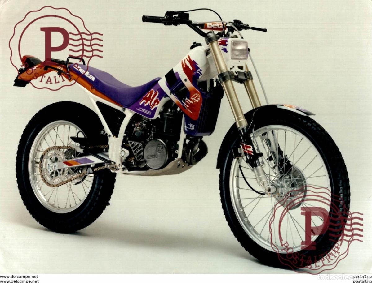 Autos und Motorr&auml;der: Beta Alp +-23cm x 16cm Moto MOTOCROSS MOTORCYCLE Douglas J Jackson archive of motorcycles