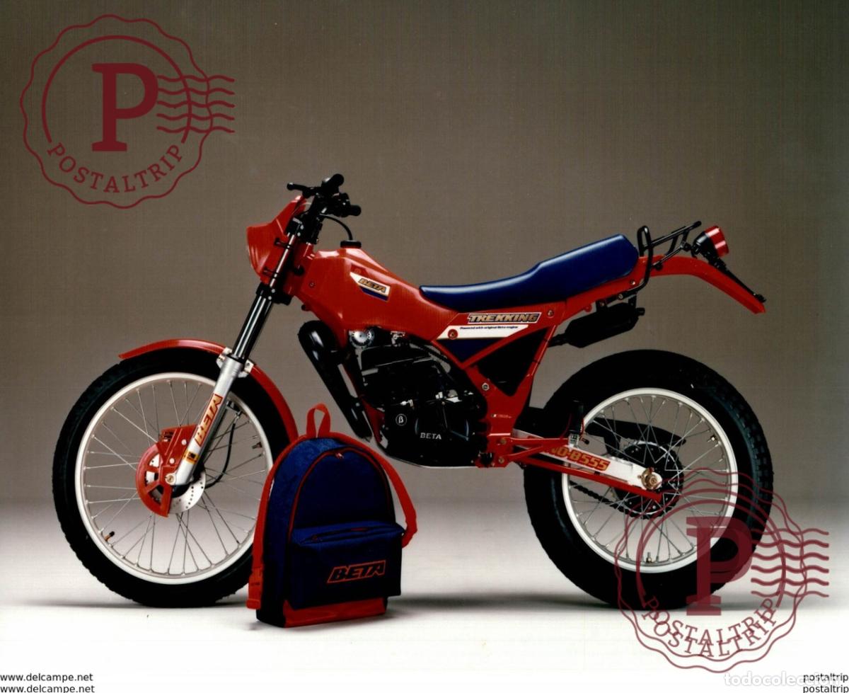 Autos und Motorr&auml;der: Beta Trekking +-24cm x 17cm Moto MOTOCROSS MOTORCYCLE Douglas J Jackson archive of motorcycles