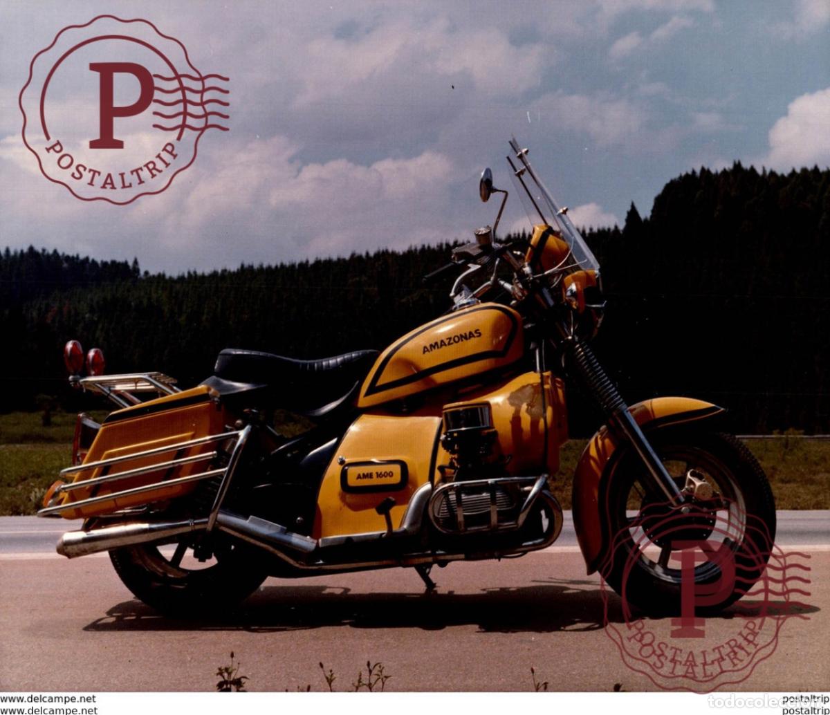 Carros e motociclos: Amazonas AME1600 +-25cm x 20cm Moto MOTOCROSS MOTORCYCLE Douglas J Jackson archive of motorcycles