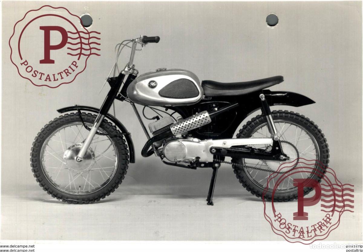 Carros e motociclos: Bridgestone 90 +-15cm x 11cm Perforada Moto MOTOCROSS MOTORCYCLE Douglas J Jackson archive of mo