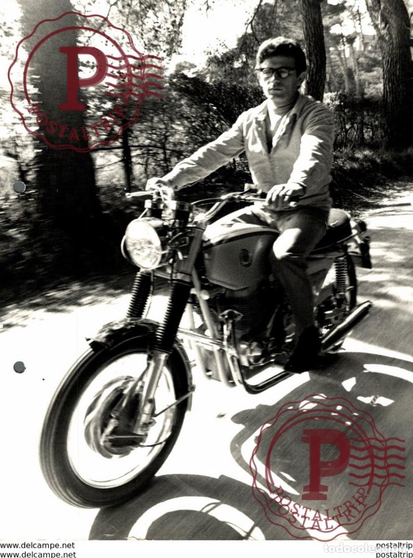 Coches y Motocicletas: Motos +-17cm x 23cm Perforada Moto MOTOCROSS MOTORCYCLE Douglas J Jackson archive of motorcycles