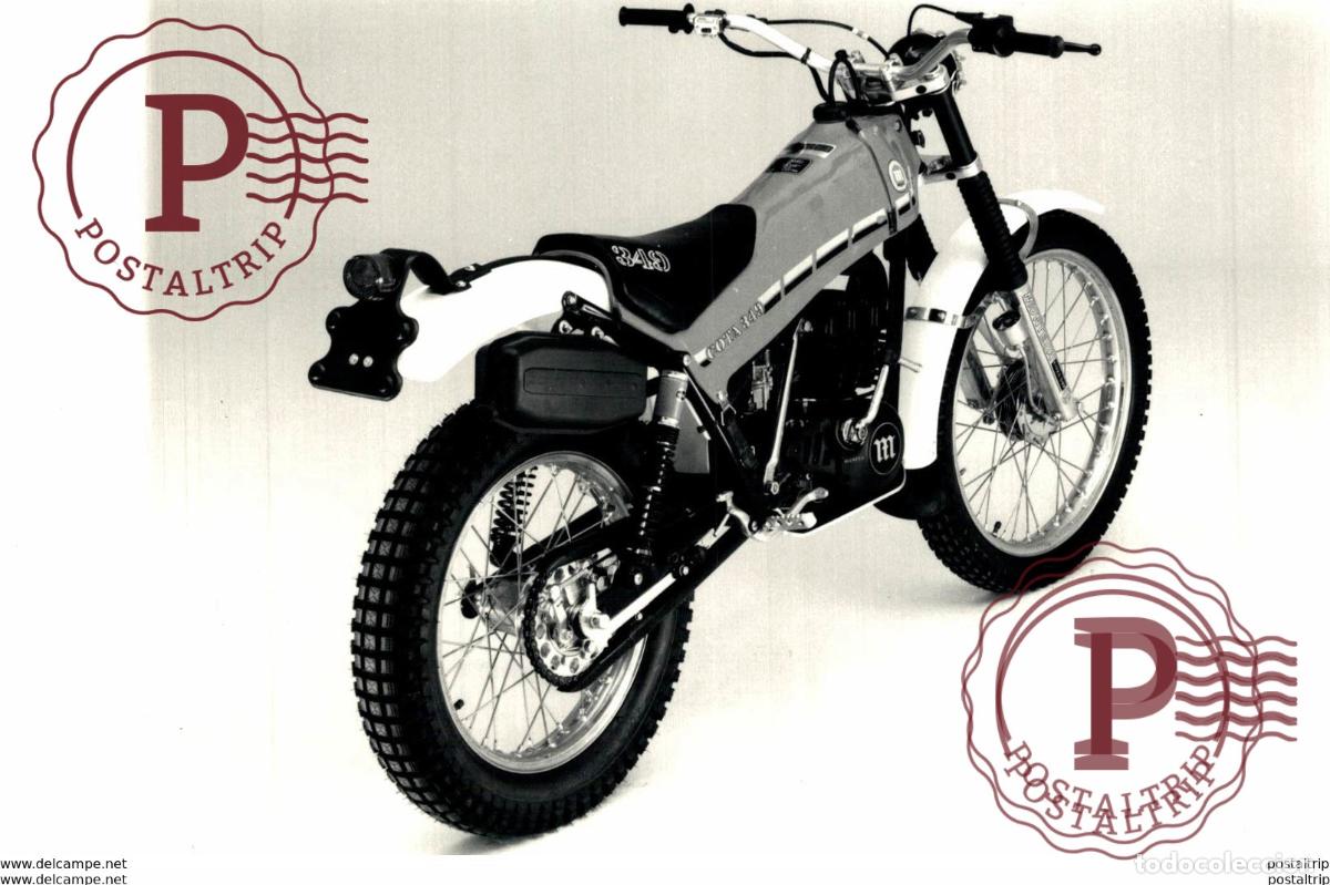 Cars and Motorcycles: MONTESA COTA349 +-18cm x 12cm Moto MOTOCROSS MOTORCYCLE Douglas J Jackson archive of motorcycles