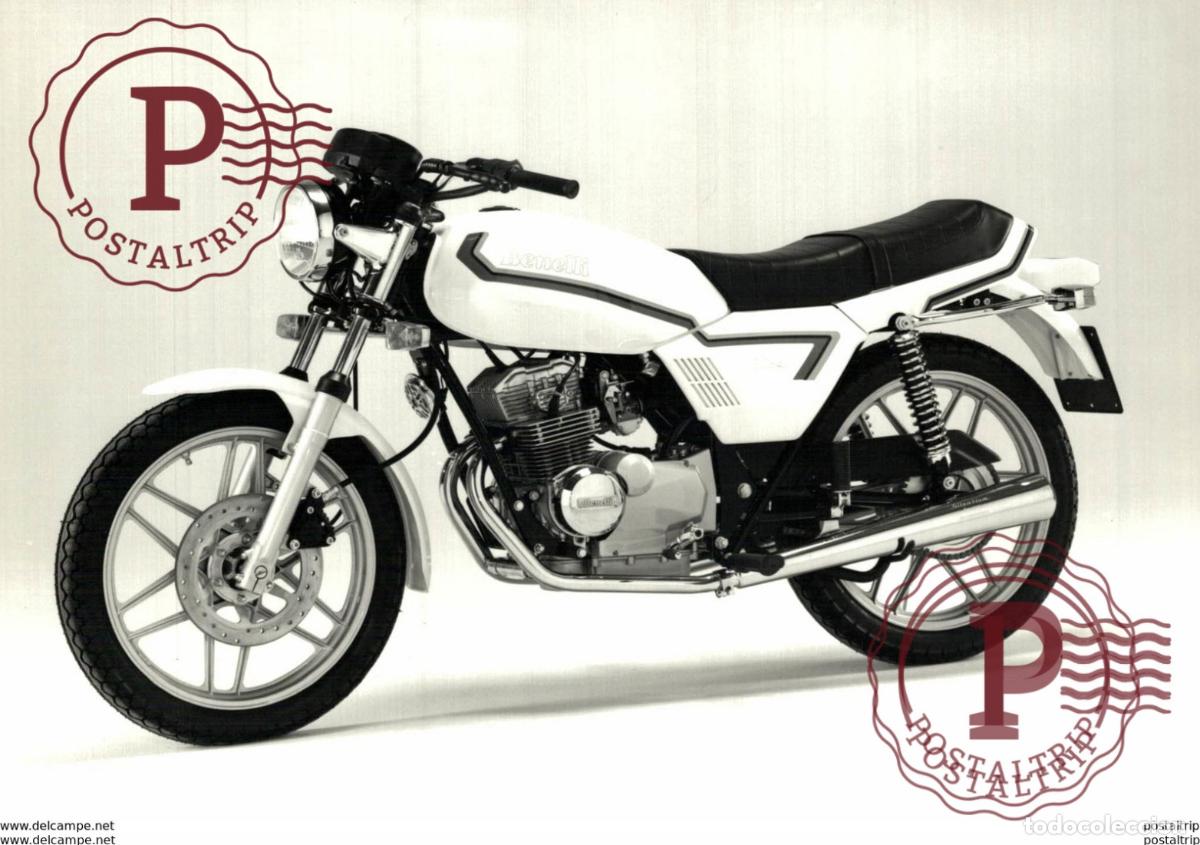 Coches y Motocicletas: BENELLI 124 +-18cm x 12cm Moto MOTOCROSS MOTORCYCLE Douglas J Jackson archive of motorcycles