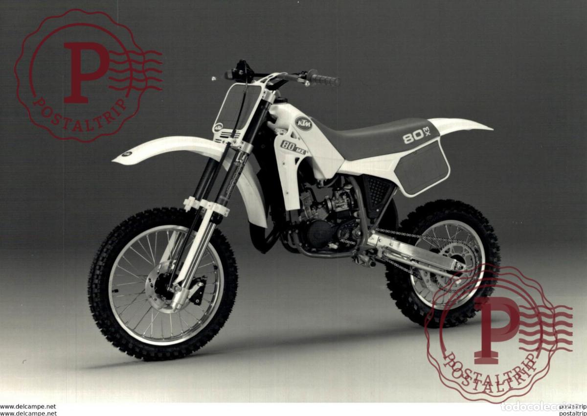 Coches y Motocicletas: KTM 80MX +-18cm x 12cm Moto MOTOCROSS MOTORCYCLE Douglas J Jackson archive of motorcycles