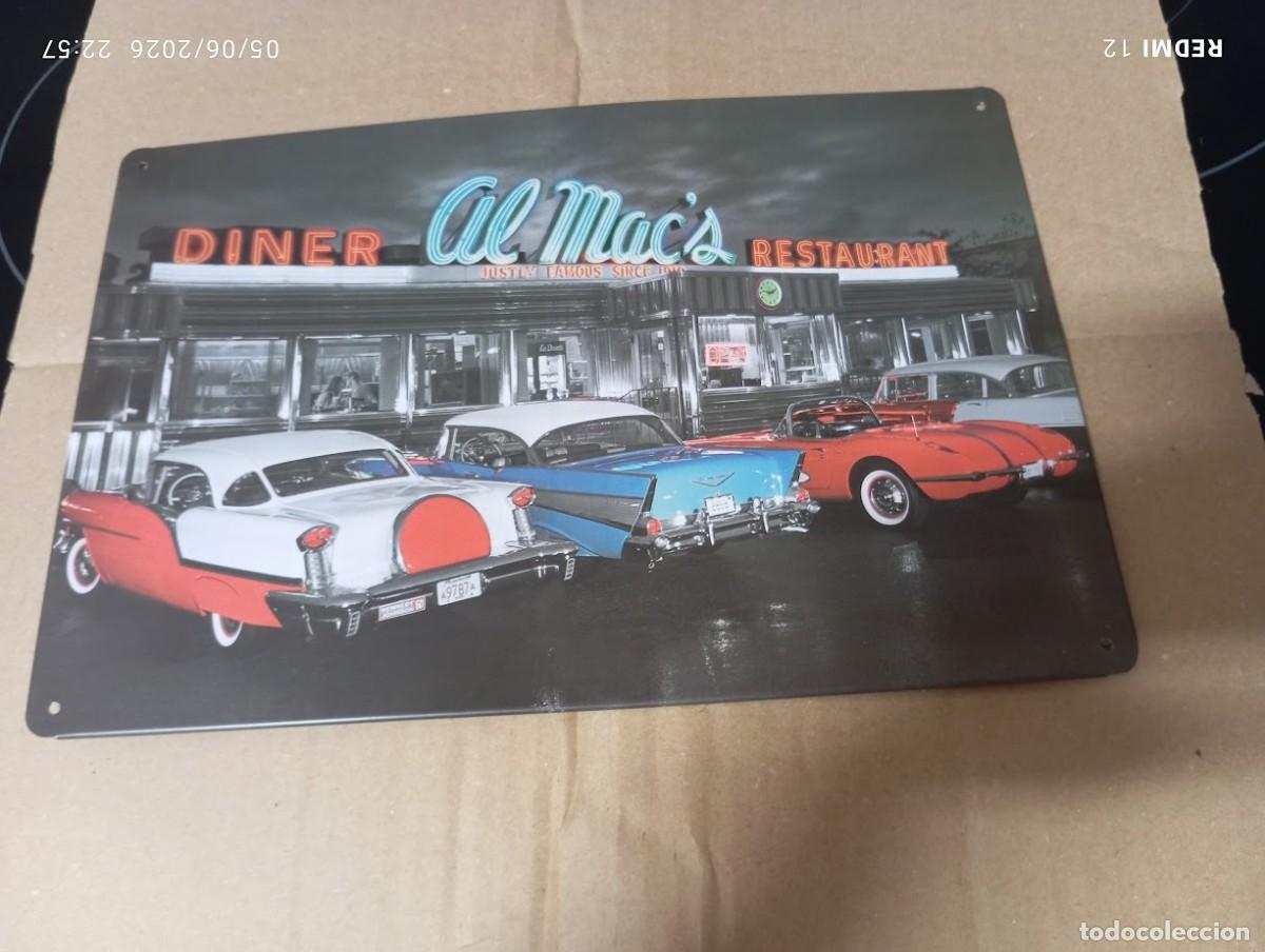 Coches y Motocicletas: CHAPA COCHES AMERICANOS A&Ntilde;OS 50