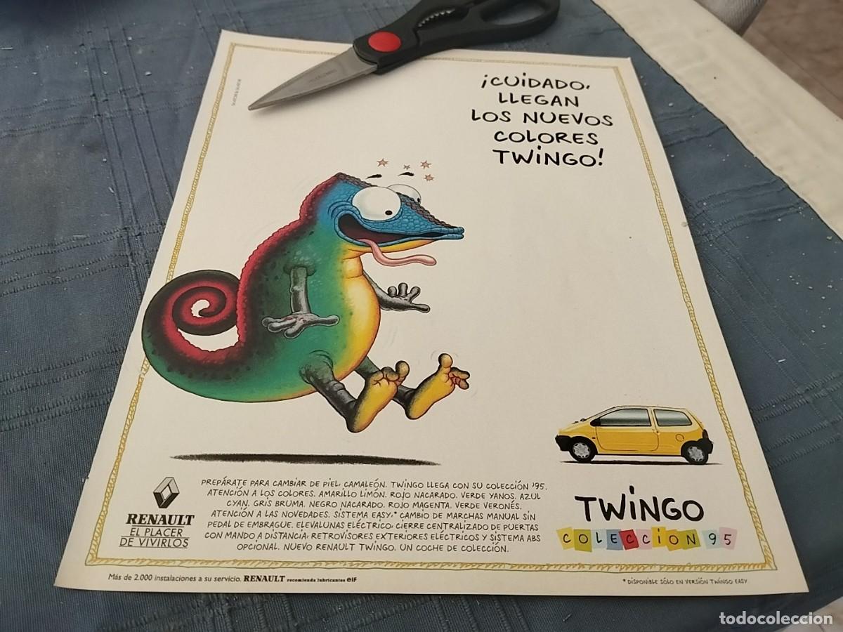 Coches y Motocicletas: COCHE RENAULT TWINGO ANUNCIO PUBLICADO REVISTA 1995