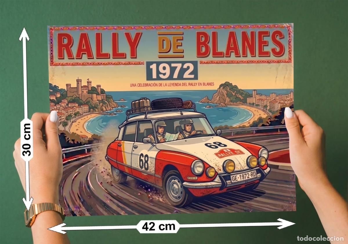 Coches y Motocicletas: Poster Citroen DS &rdquo;Tibur&oacute;n&rdquo; Rally - tama&ntilde;o Din A3 (42x30 cm)