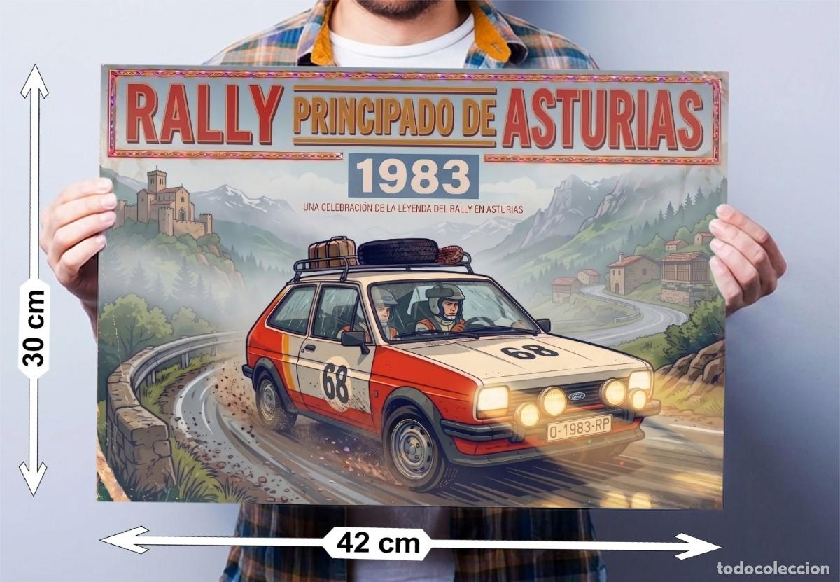 Coches y Motocicletas: Poster Ford Fiesta Rally - tama&ntilde;o Din A3 (42x30 cm)