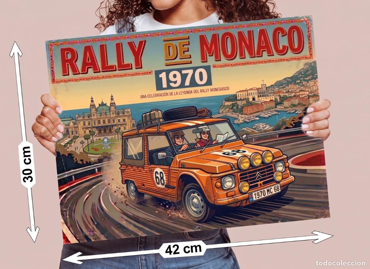 Voitures et Motocyclettes: Poster Citroen Mehari Rally - tama&ntilde;o Din A3 (42x30 cm)