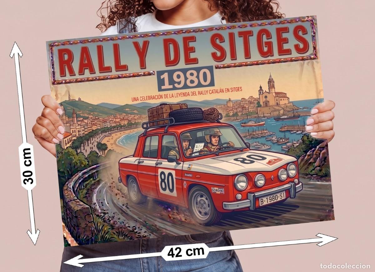 Voitures et Motocyclettes: Poster Renault 8 Gordini Rally - tama&ntilde;o Din A3 (42x30 cm)