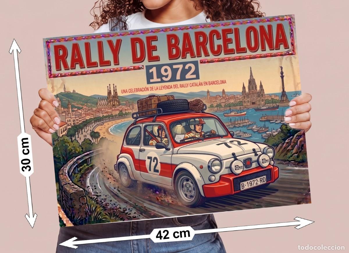 Voitures et Motocyclettes: Poster Seat 600 Rally - tama&ntilde;o Din A3 (42x30 cm)