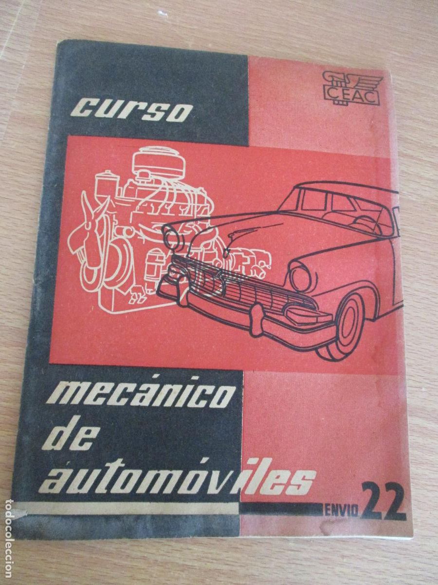 Coches y Motocicletas: CEAC- CUADERNILLO N&ordm;.- 22, CURSO - MEC&Aacute;NICO DE AUTOM&Oacute;VILES-P&Aacute;G. 1029 A LA 1059- CON EJERCICIOS S/U.