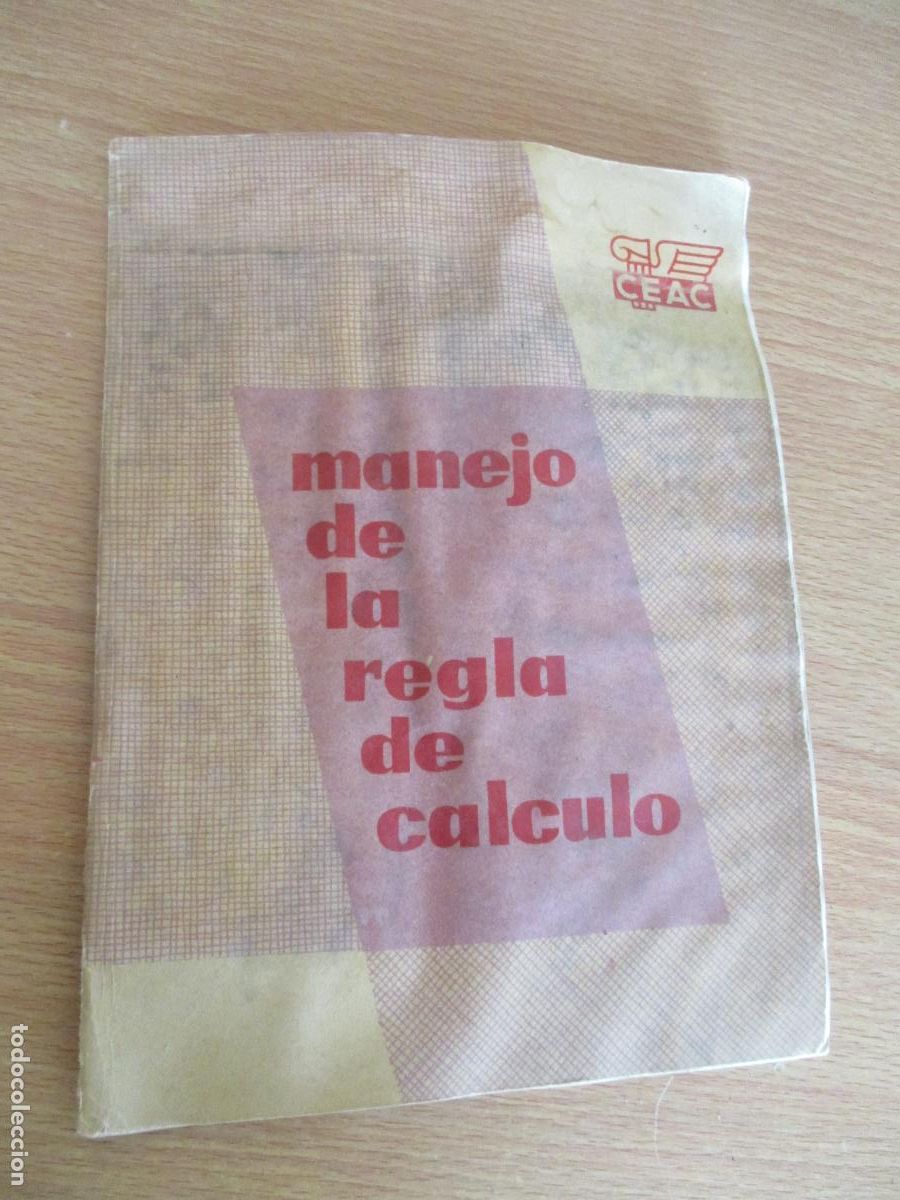 Carros e motociclos: CEAC- CUADERNILLO- EL MANEJO DE LA REGLA DE C&Aacute;LCULO- 1959