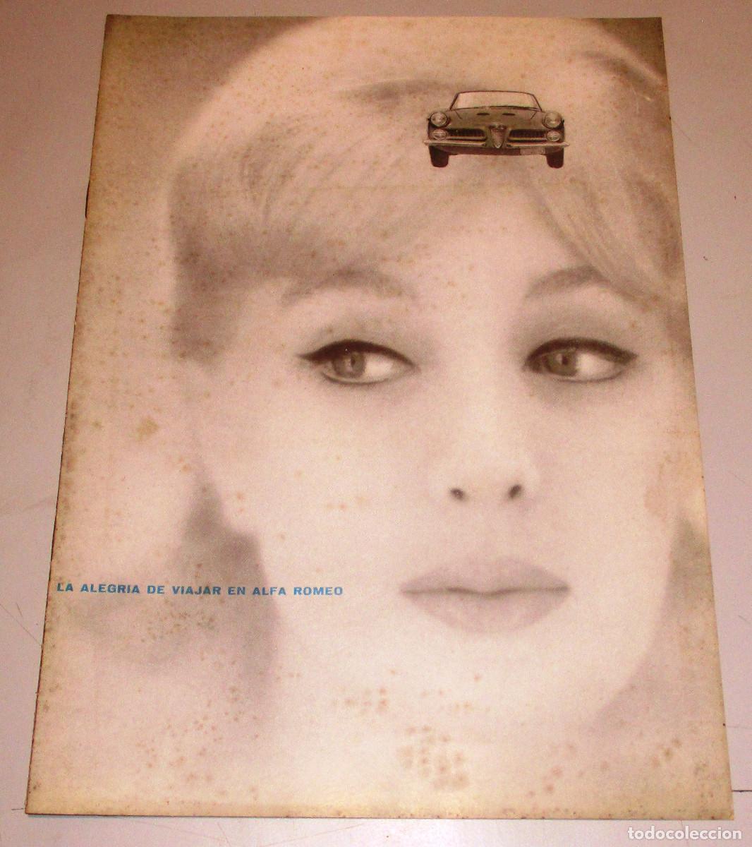Coches y Motocicletas: Cat&aacute;logo, publicidad, folleto publicitario Alfa Romeo 2000 Spider, 1961