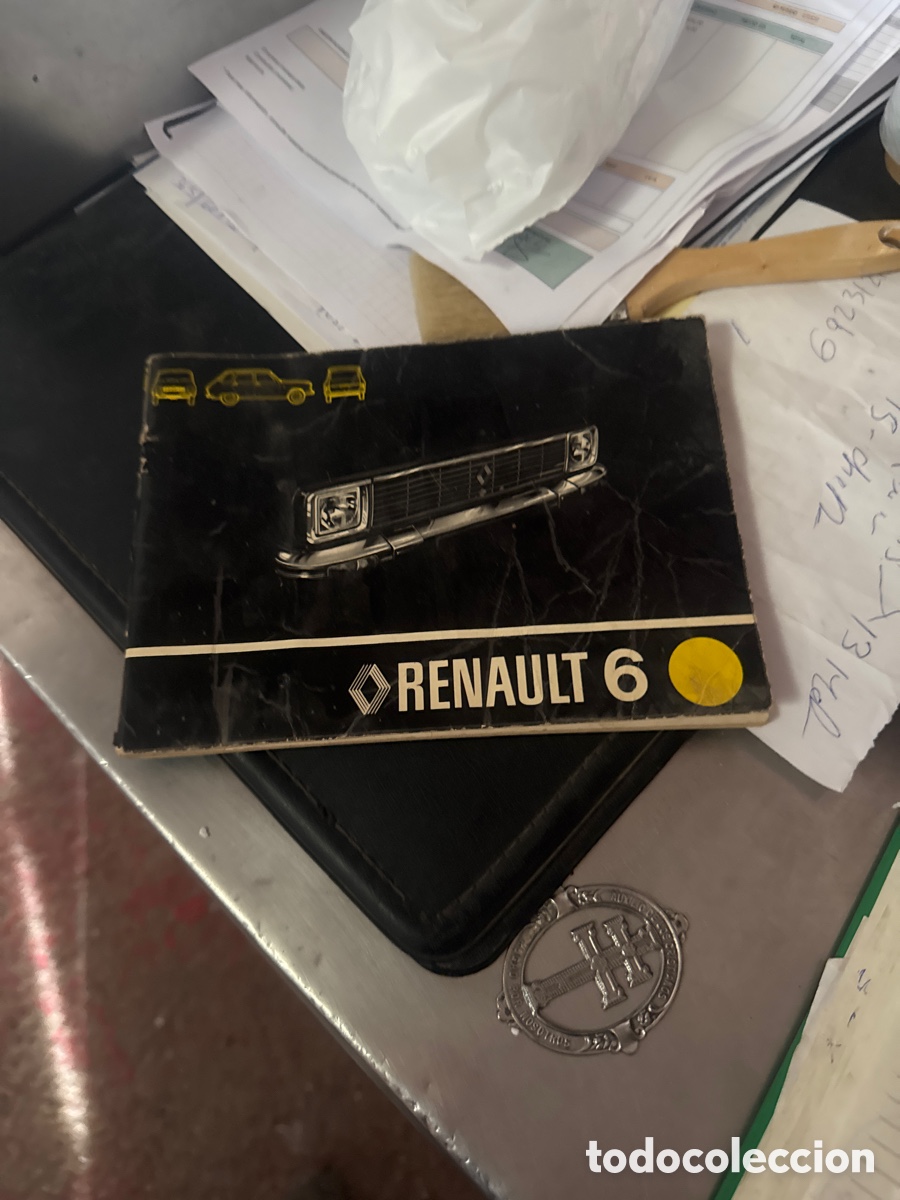 Coches y Motocicletas: manual de conservacion instrucciones del usuario del renault 6 tl de 1978
