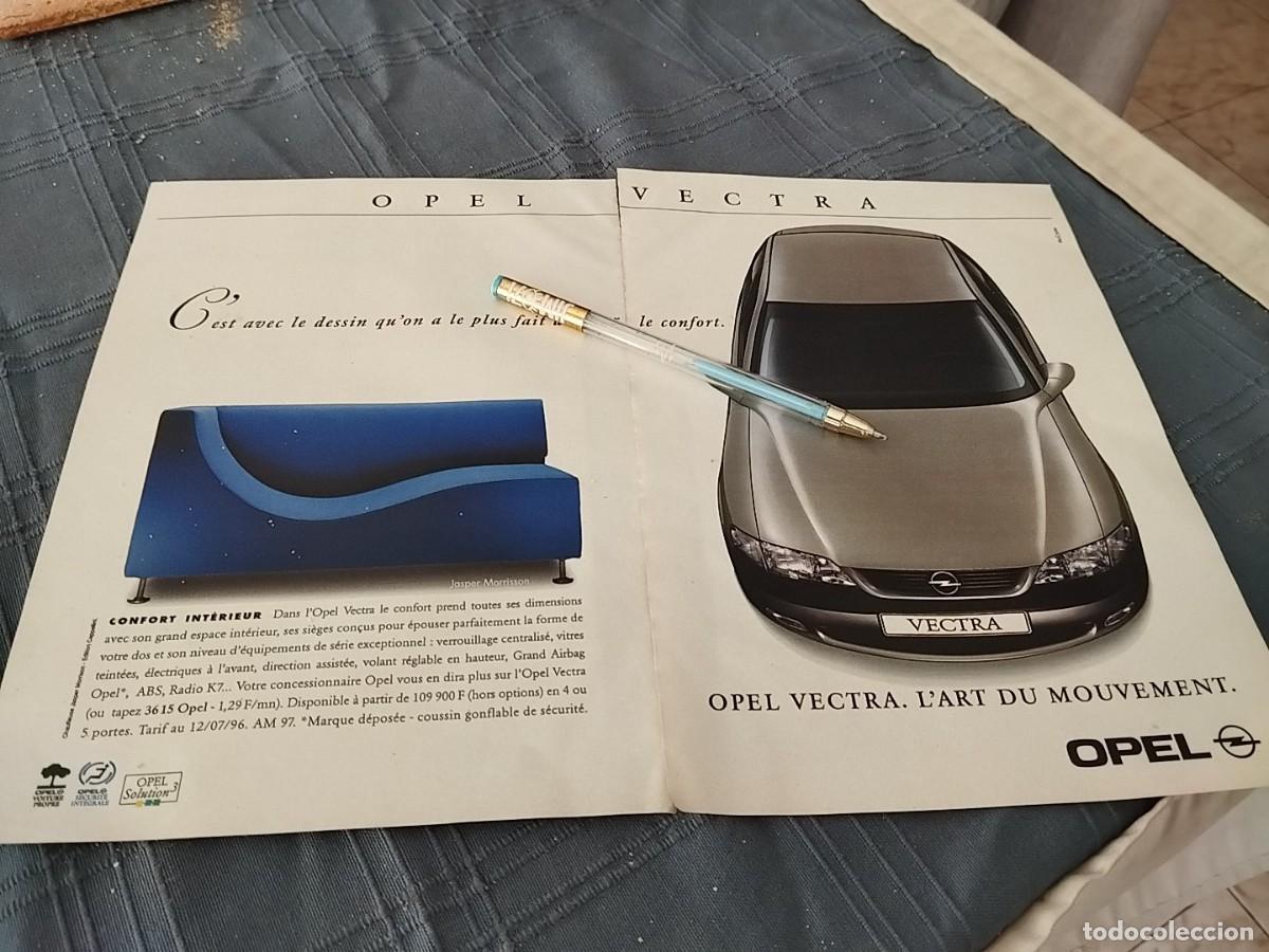 Coches y Motocicletas: COCHE OPEL VECTRA ANUNCIO PUBLICIDAD REVISTA EN ALEM&Aacute;N 1996 BONITO PARA ENMARCAR