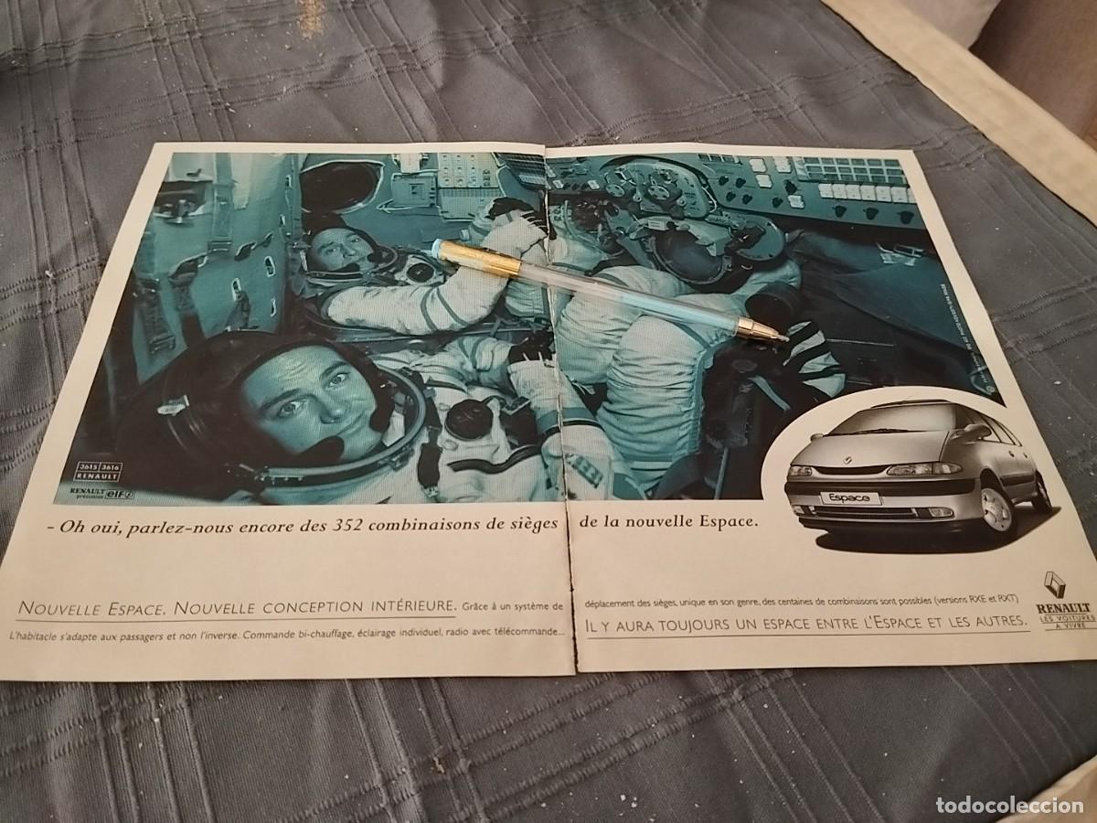 Coches y Motocicletas: COCHE RENAULT ESPACE ANUNCIO PUBLICIDAD REVISTA EN ALEM&Aacute;N 1996 BONITO PARA ENMARCAR